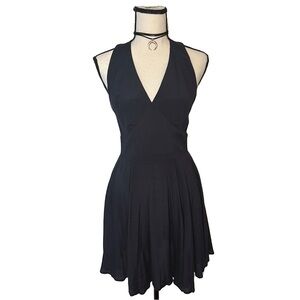 Mica Racerback Dress | Vintage 90s Black Pleated Skirt | Size Small